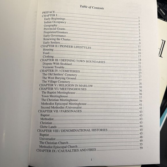 History Of Marlow New Hampshire By Elgin Jones Softcover Book - Picture 3 of 3